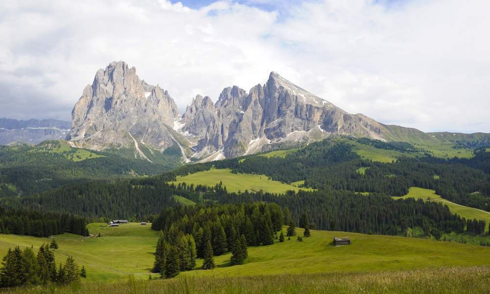 Überquerung der Seiser Alm